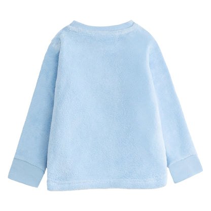 Blue - Back - Bluey Boys Character Long-Sleeved Long Pyjama Set