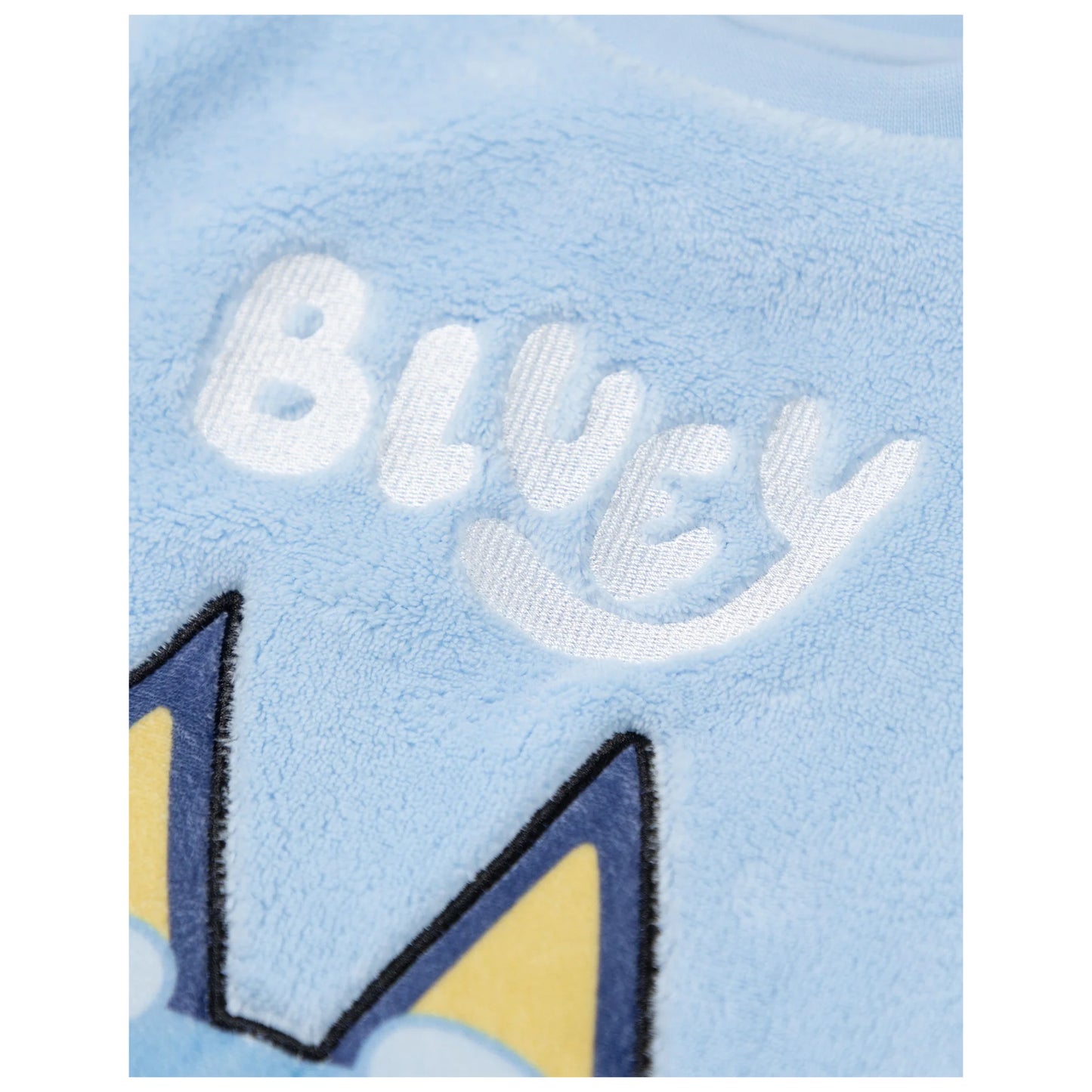Blue - Side - Bluey Boys Character Long-Sleeved Long Pyjama Set