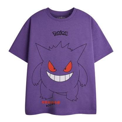 Purple-Yellow-Orange - Pack Shot - Pokemon Boys Short-Sleeved T-Shirt (Pack Of 3)