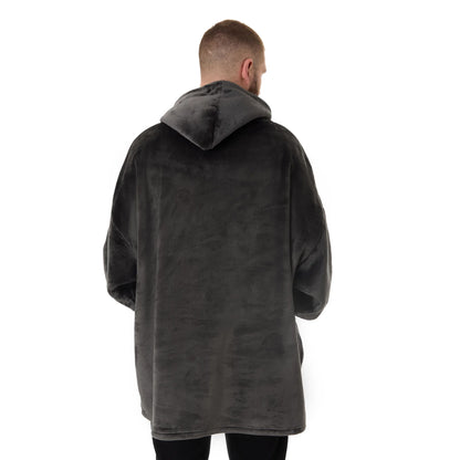 Black - Back - The Simpsons Mens Homer Simpson Blanket Hoodie