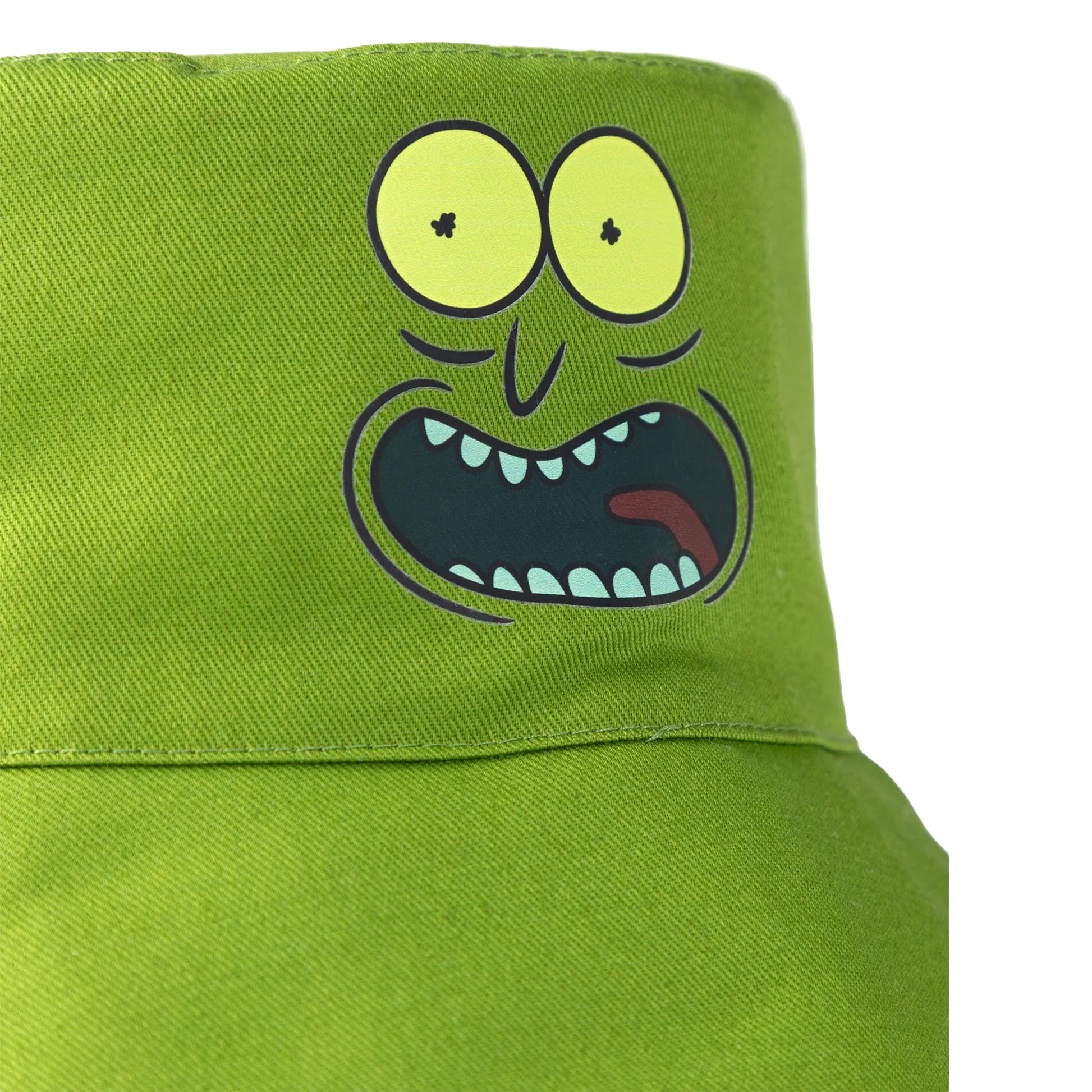 Green - Side - Rick And Morty Mens I´m Pickle Rick Reversible Bucket Hat
