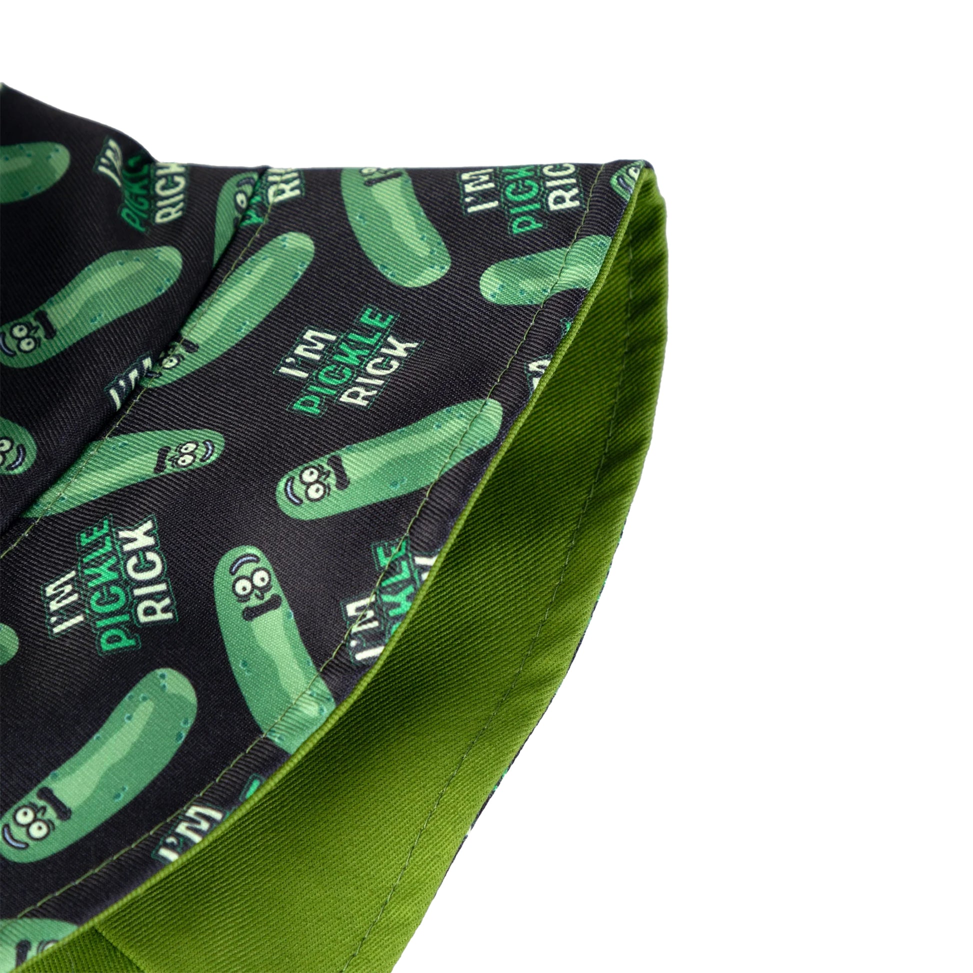 Green - Pack Shot - Rick And Morty Mens I´m Pickle Rick Reversible Bucket Hat