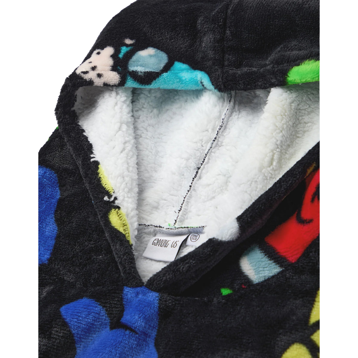Multicoloured - Side - Among Us Boys Character All-Over Print Blanket Hoodie