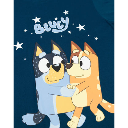 Multicoloured - Lifestyle - Bluey Mens Family Long Pyjama Set