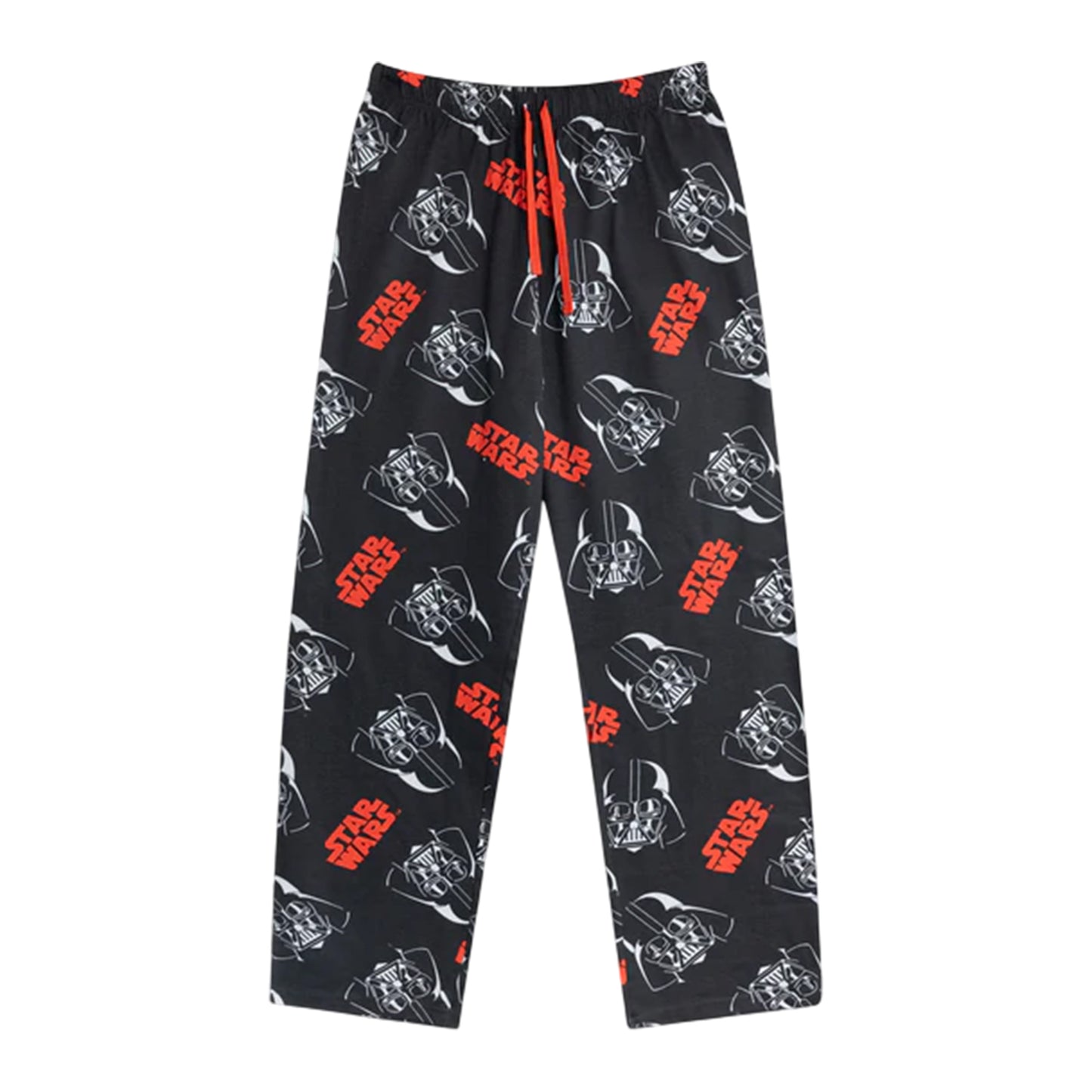 Black - Side - Star Wars Mens Darth Vader Short-Sleeved Long Pyjama Set