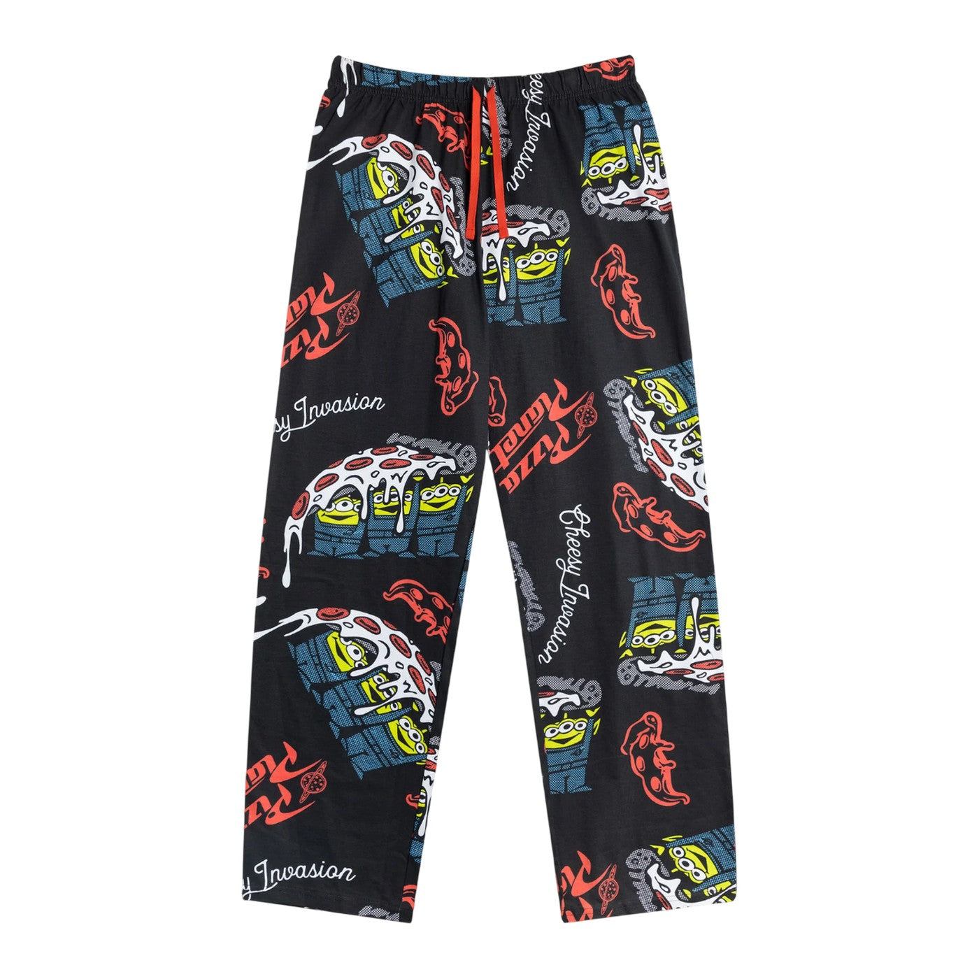Black - Lifestyle - Toy Story Mens Ooooh, Cosmic Cheese Short-Sleeved Long Pyjama Set