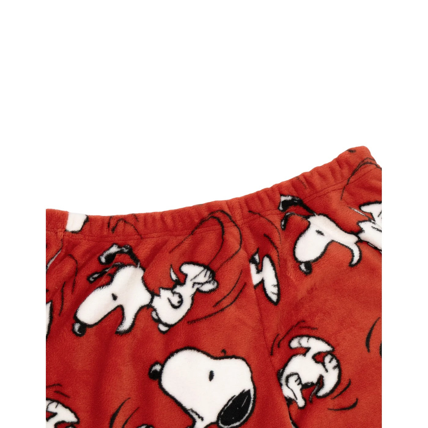 Red-White - Pack Shot - Peanuts Womens-Ladies Snoopy Long Pyjama Set