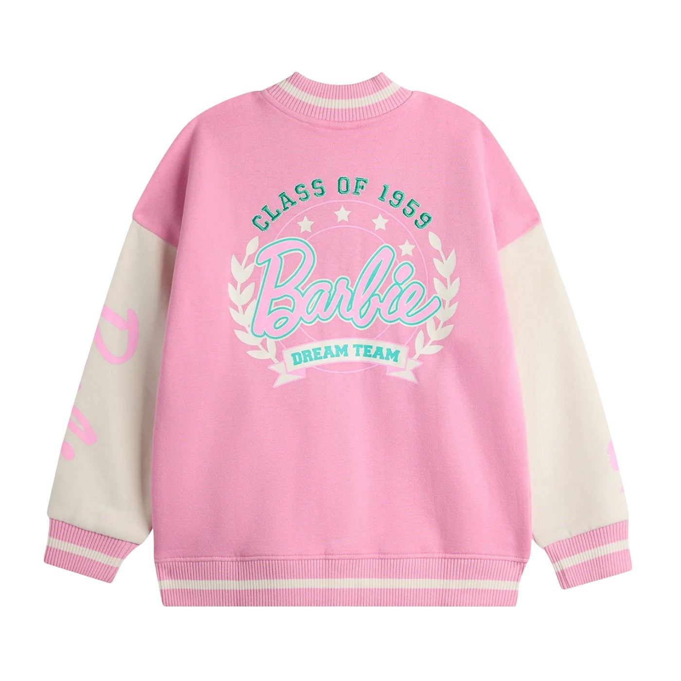 Pink - Back - Barbie Girls Dream Team Varsity Jacket