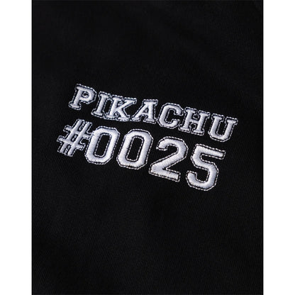Black Solid - Pack Shot - Pokemon Boys Pikachu Varsity Jacket