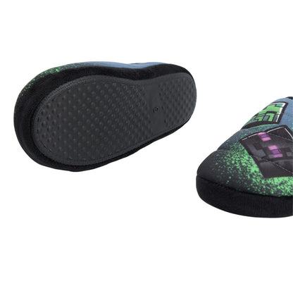 Multicoloured - Lifestyle - Minecraft Boys Graffiti Slip-on Slippers