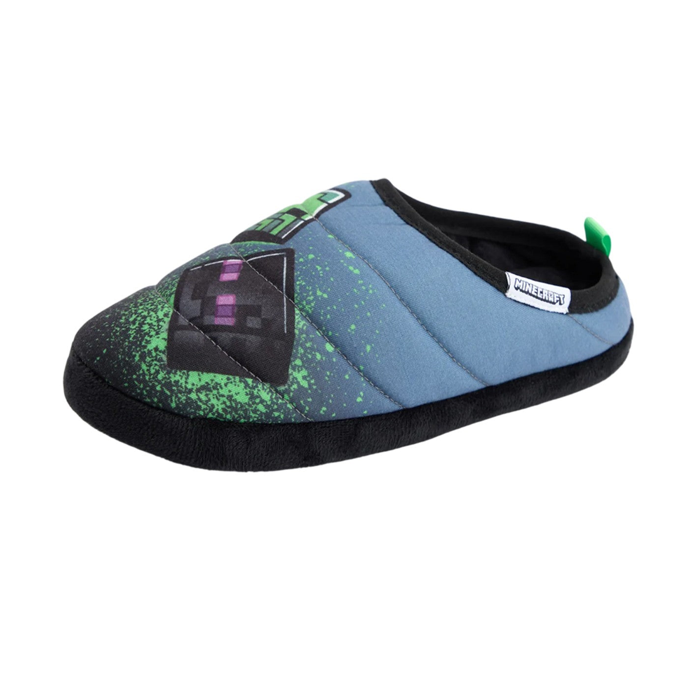 Multicoloured - Pack Shot - Minecraft Boys Graffiti Slip-on Slippers