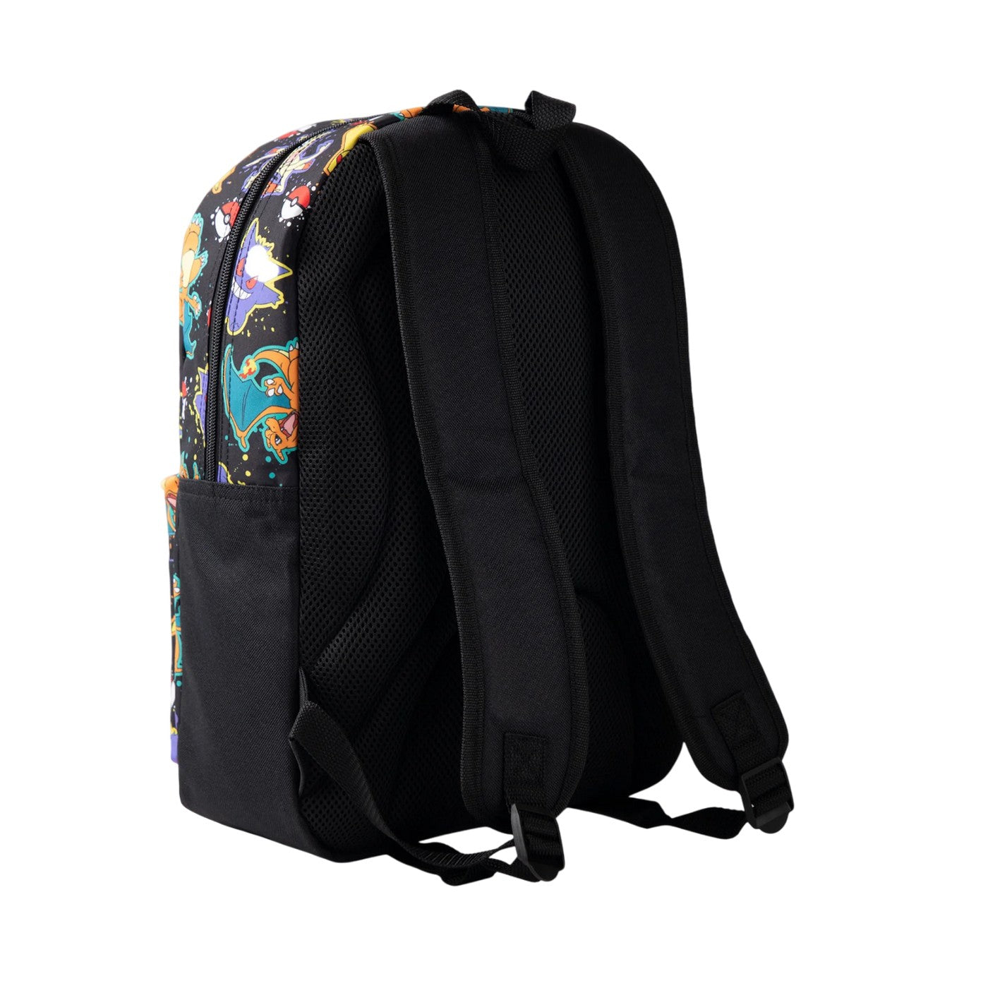 Black - Back - Pokemon Childrens-Kids Character All-Over Print Backpack