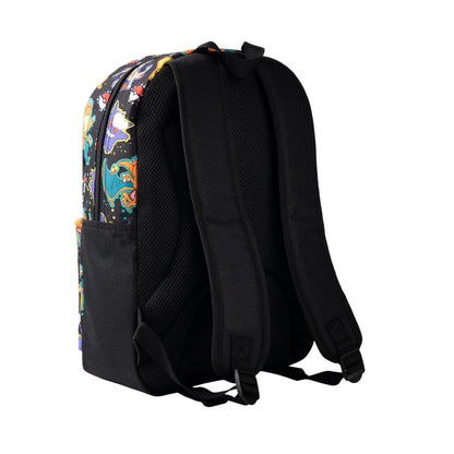Black - Back - Pokemon Childrens-Kids Character All-Over Print Backpack