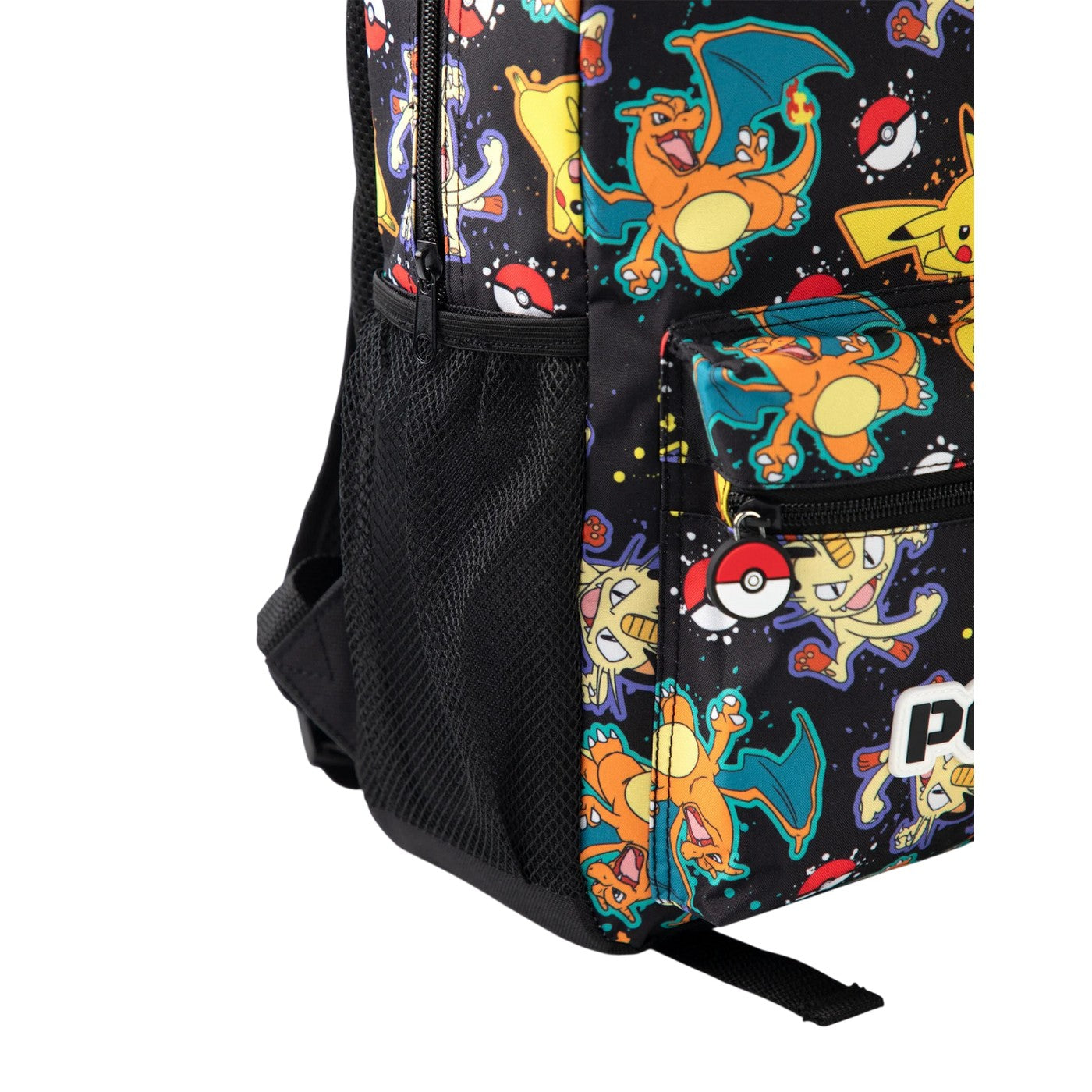 Black - Lifestyle - Pokemon Childrens-Kids Character All-Over Print Backpack