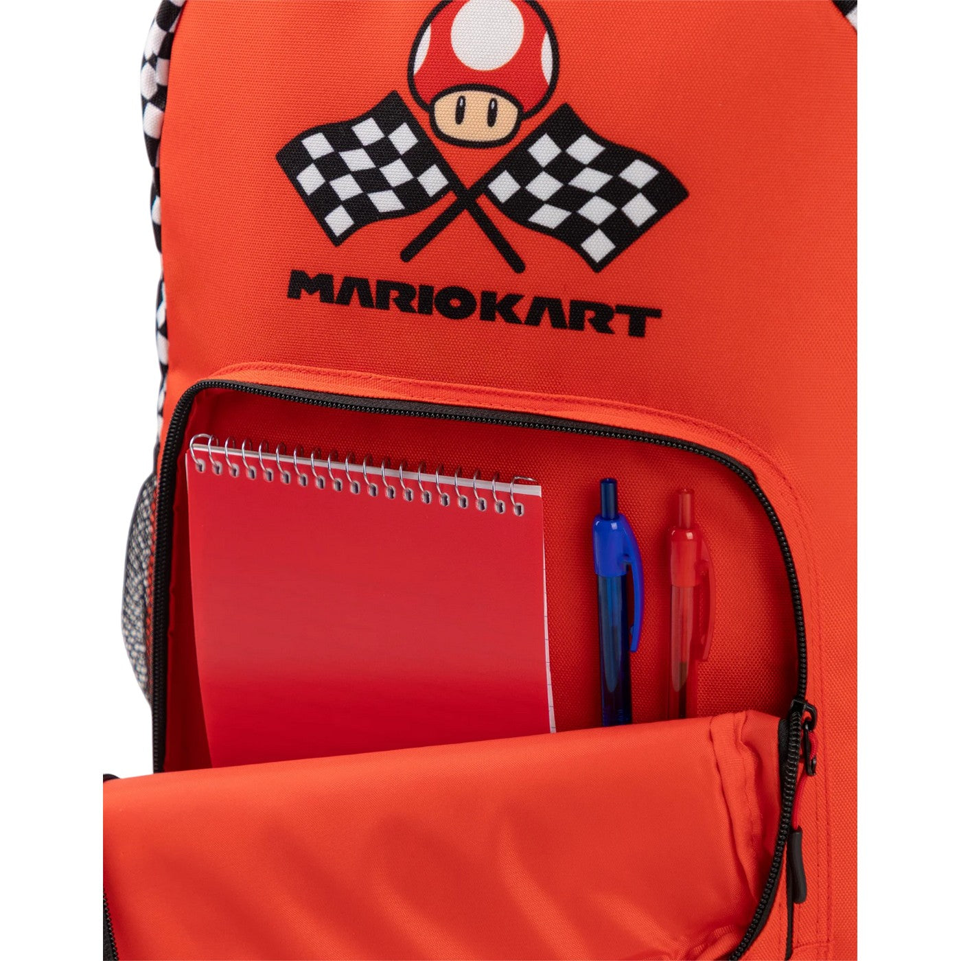 Red - Side - Nintendo Childrens-Kids Mario Backpack