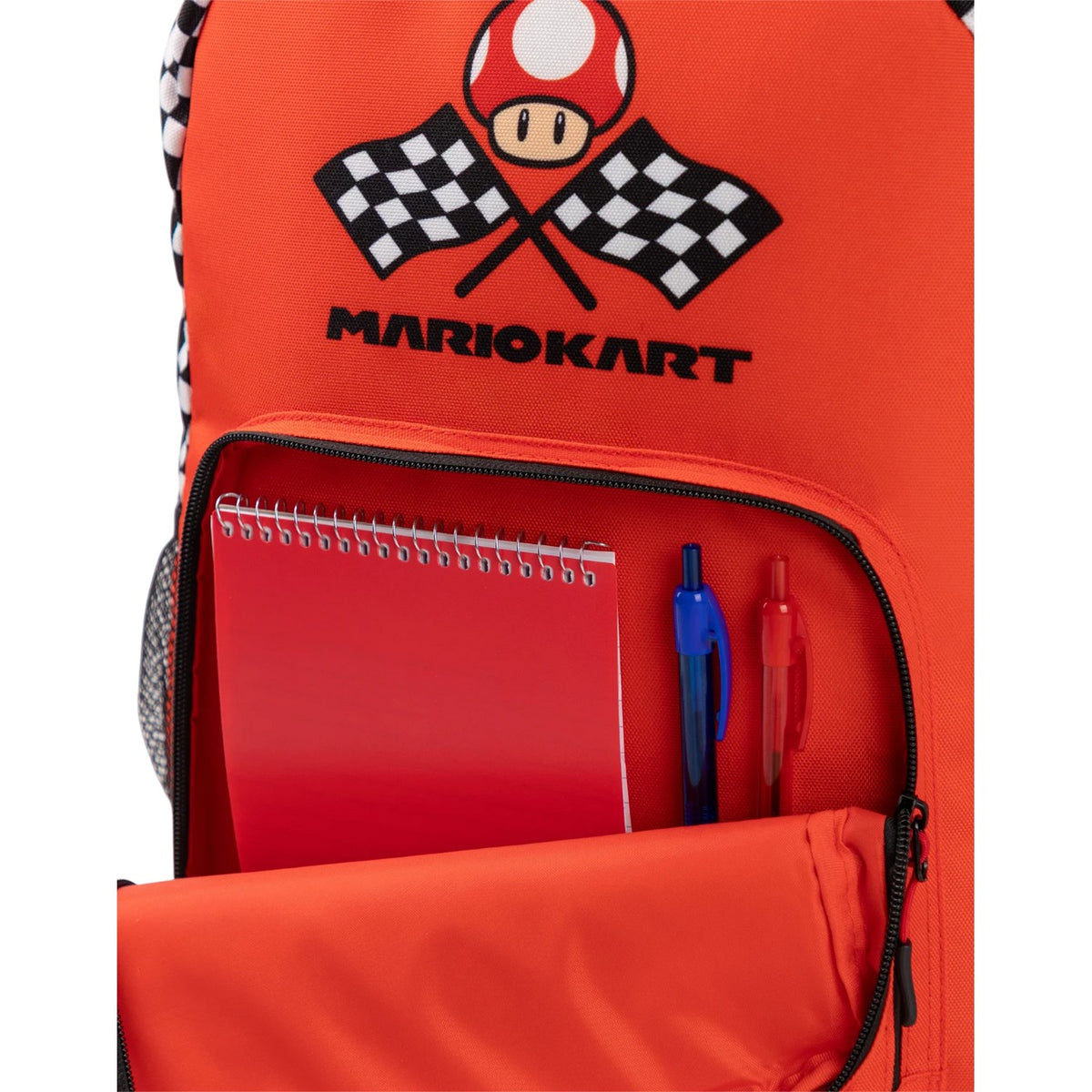 Red - Side - Nintendo Childrens-Kids Mario Backpack