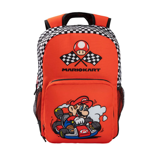 Red - Front - Nintendo Childrens-Kids Mario Backpack