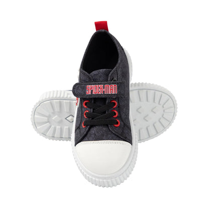 Blue - Close up - Spider-Man Boys Face Touch Fastening Trainers