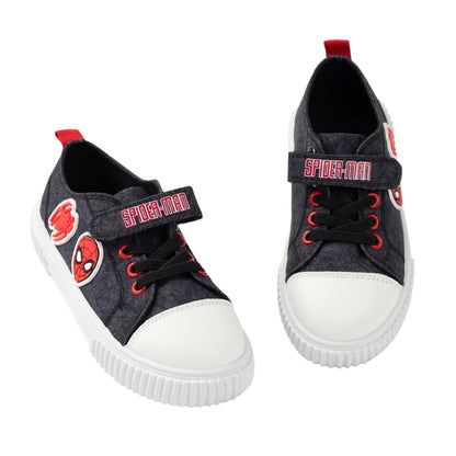 Blue - Front - Spider-Man Boys Face Touch Fastening Trainers