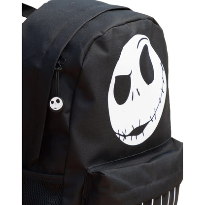 Black - Side - The Nightmare Before Christmas Jack Skellington Backpack