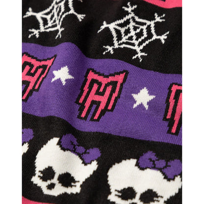 Multicoloured - Lifestyle - Monster High Womens-Ladies Skull & Snowflake Christmas Jumper