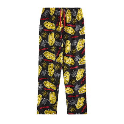 Black - Lifestyle - Only Fools And Horses Mens Logo Short-Sleeved Long Pyjama Set