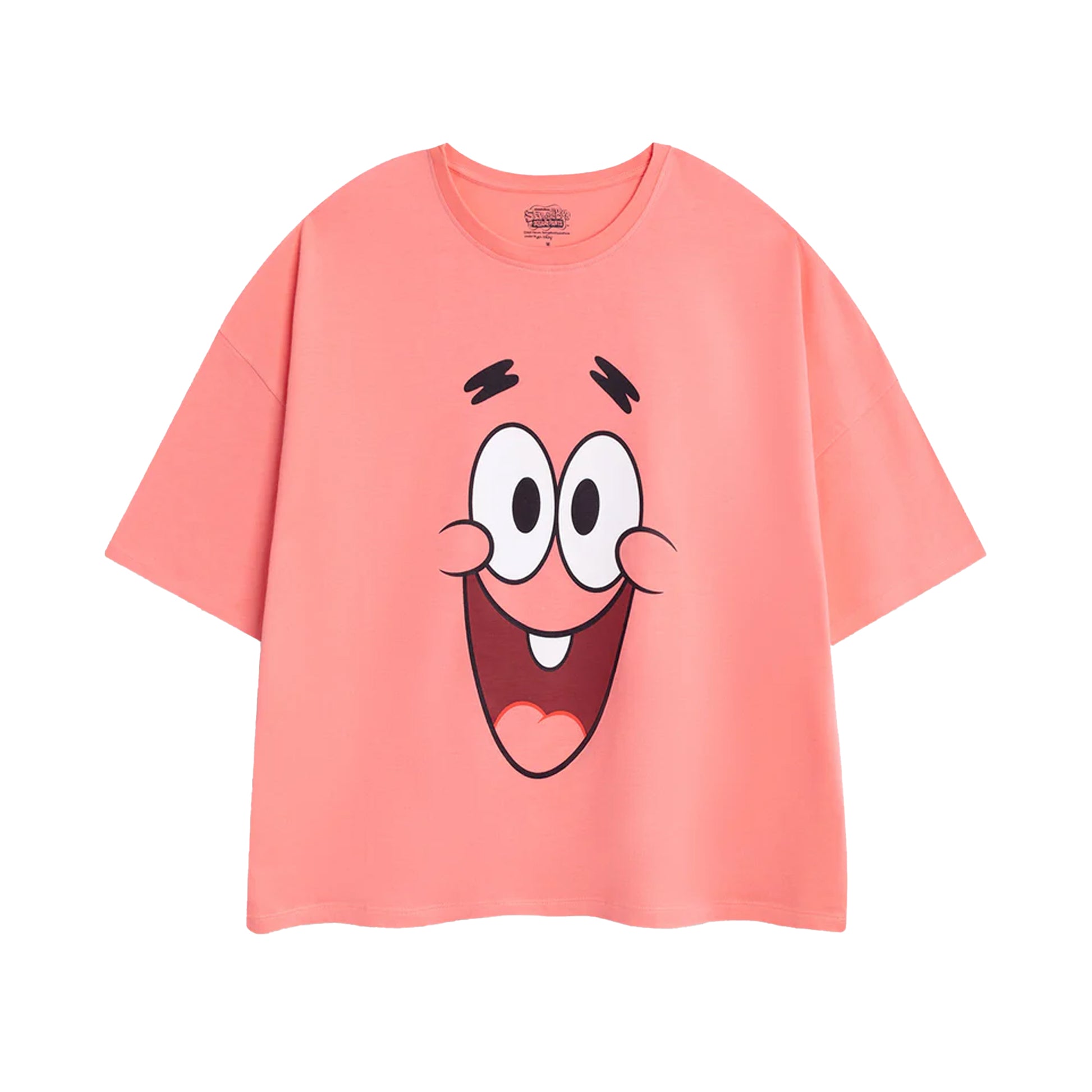 Pink-Green - Back - SpongeBob SquarePants Womens-Ladies Patrick Star Short-Sleeved Long Pyjama Set