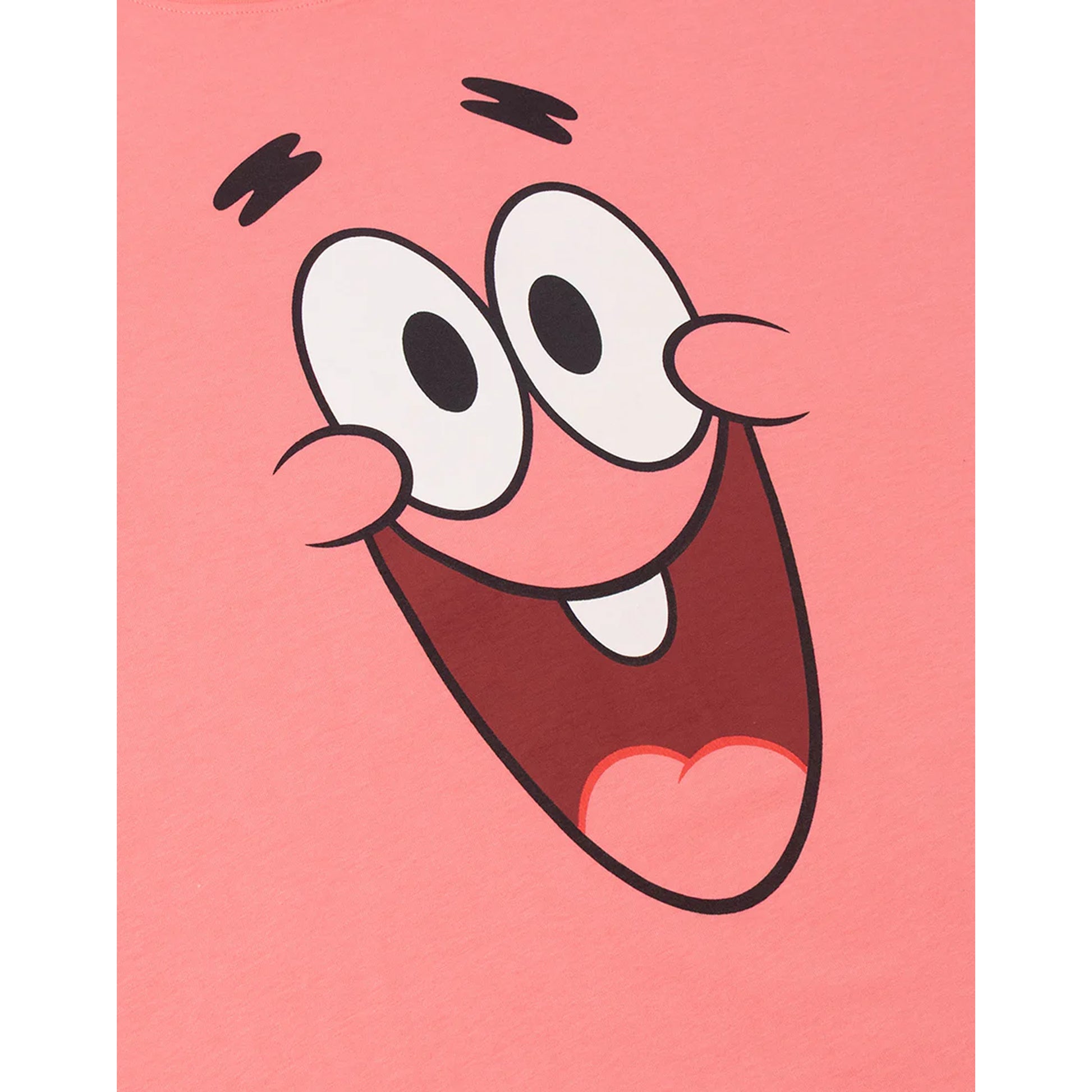 Pink-Green - Lifestyle - SpongeBob SquarePants Womens-Ladies Patrick Star Short-Sleeved Long Pyjama Set