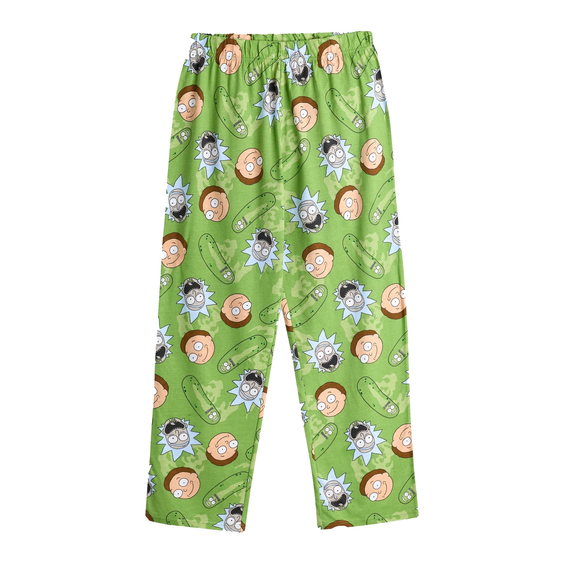 Multicoloured - Lifestyle - Rick And Morty Mens Pickle Rick Short-Sleeved Long Pyjama Set