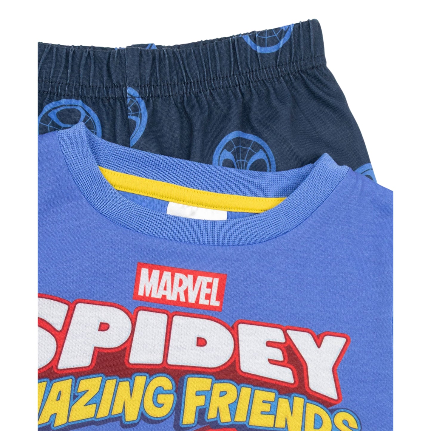 Red-Blue - Pack Shot - Spidey And His Amazing Friends Boys Long Pyjama Set (Pack of 2)