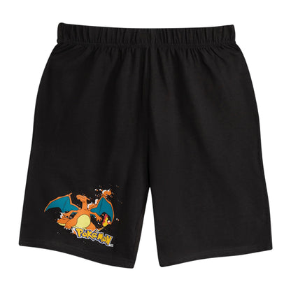 Multicoloured - Side - Pokemon Boys Characters Short-Sleeved Short Pyjama Set (Pack of 2)