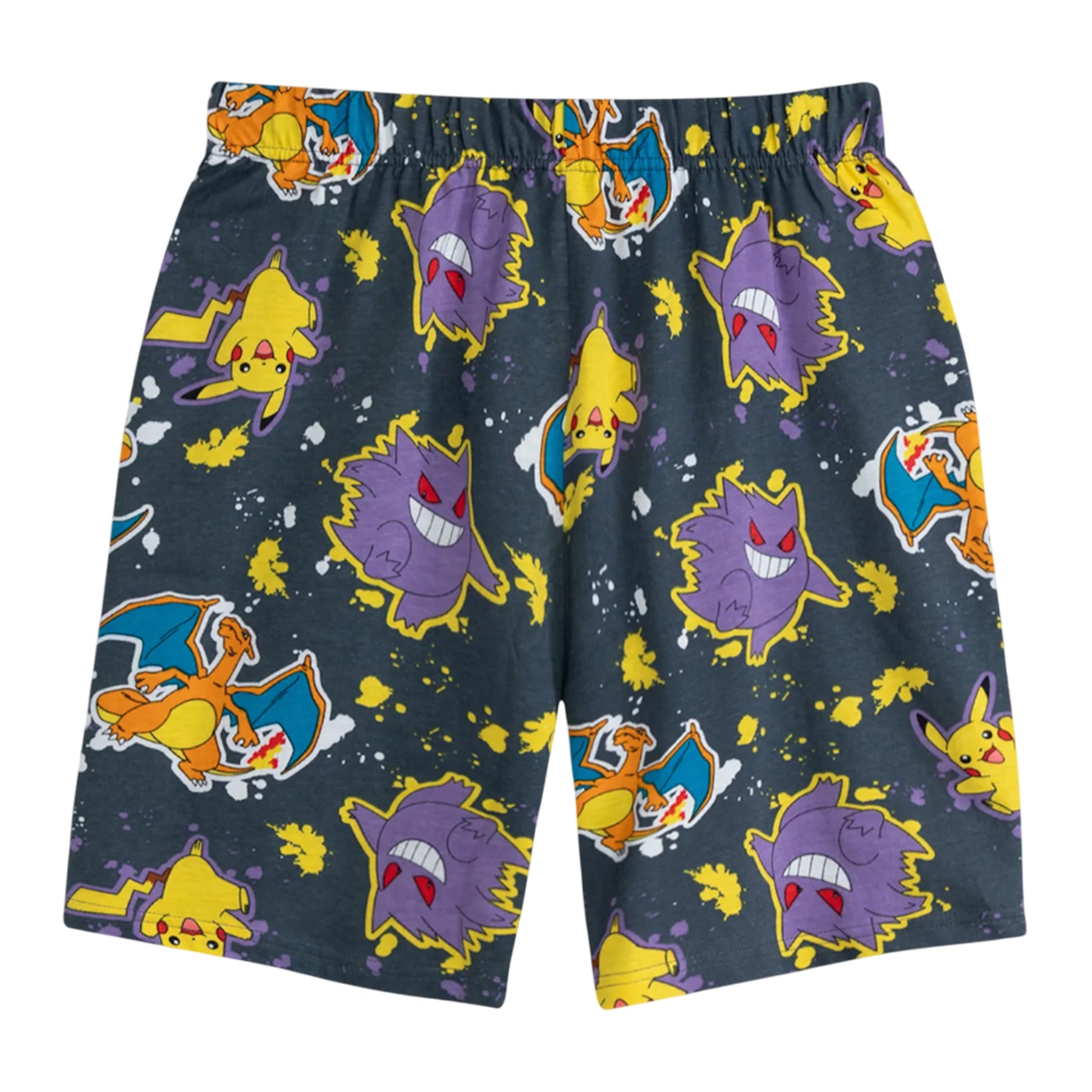 Multicoloured - Pack Shot - Pokemon Boys Characters Short-Sleeved Short Pyjama Set (Pack of 2)