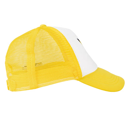 Yellow-White - Side - Pokemon Childrens-Kids Pikachu Trucker Cap