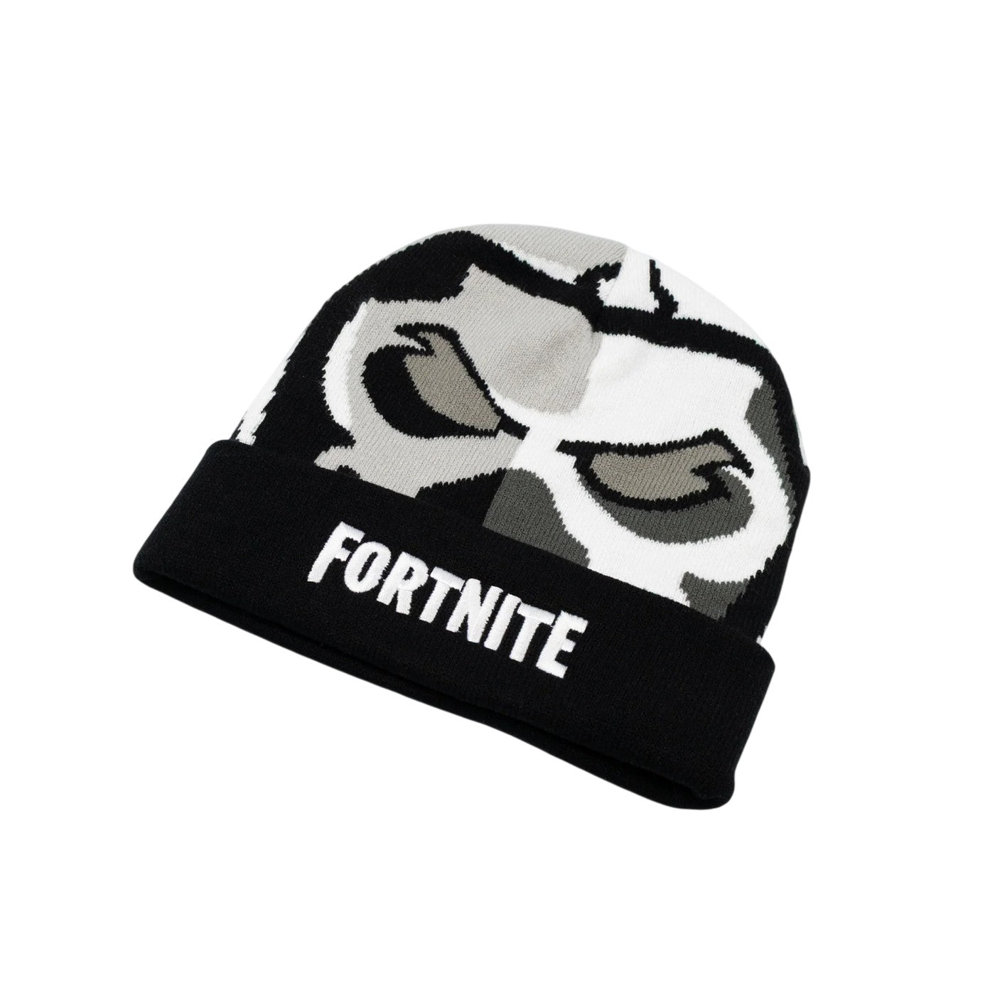 White - Side - Fortnite Boys Character Knitted Beanie