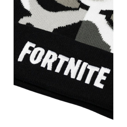 White - Pack Shot - Fortnite Boys Character Knitted Beanie