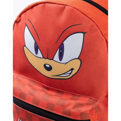 Red - Pack Shot - Sonic The Hedgehog Childrens-Kids Knuckles Backpack