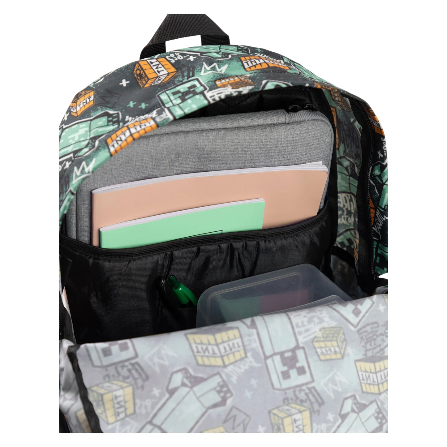 Multicoloured - Lifestyle - Minecraft Childrens-Kids Logo Backpack