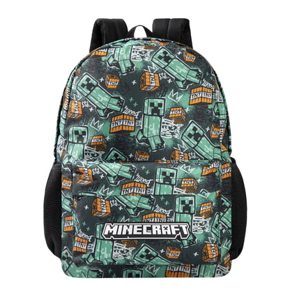 Multicoloured - Front - Minecraft Childrens-Kids Logo Backpack