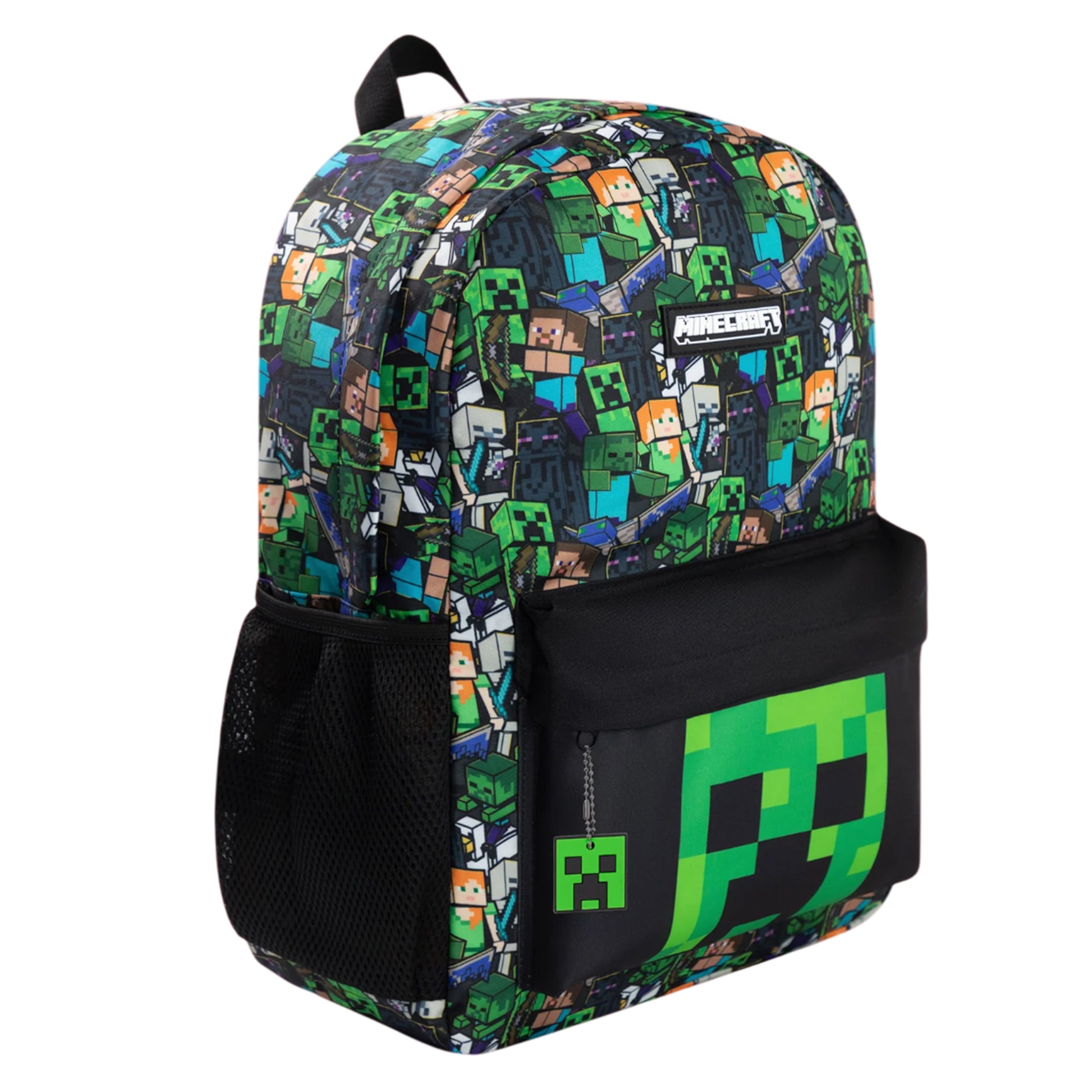 Multicoloured - Side - Minecraft Childrens-Kids Movie Backpack