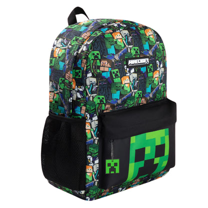 Multicoloured - Side - Minecraft Childrens-Kids Movie Backpack