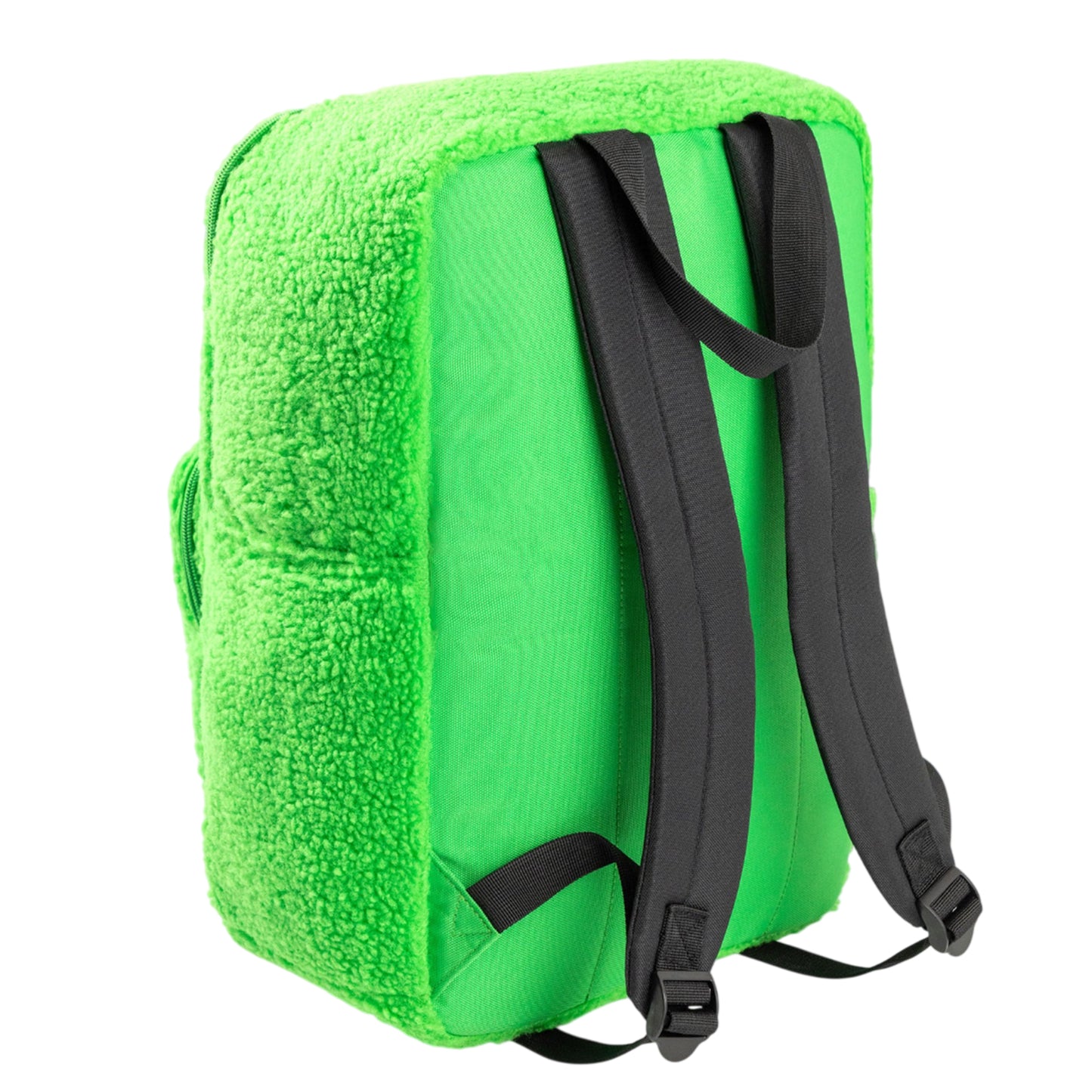 Green - Back - Minecraft Childrens-Kids Logo Backpack