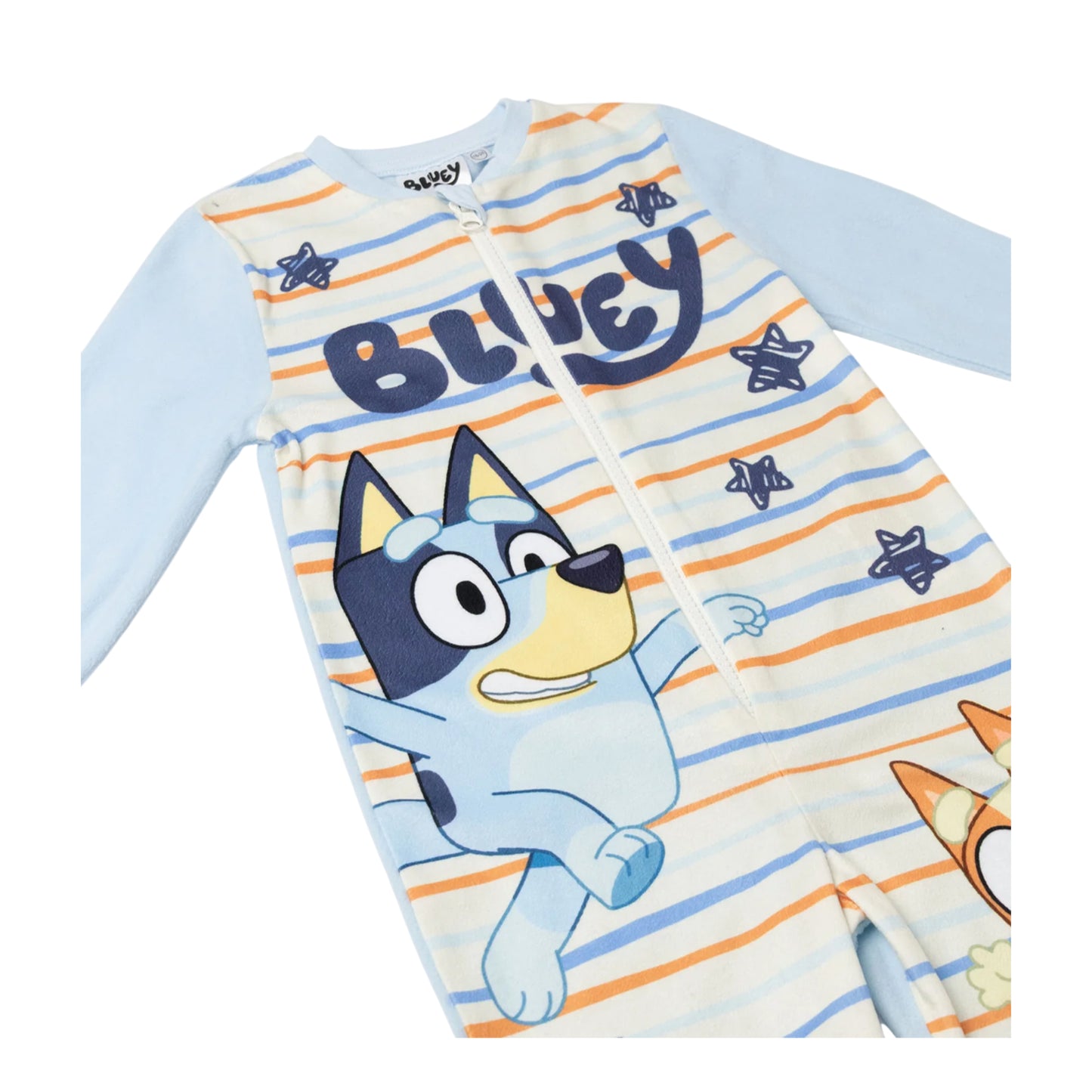 Blue - Side - Bluey Boys Bluey & Bingo All-In-One Nightwear