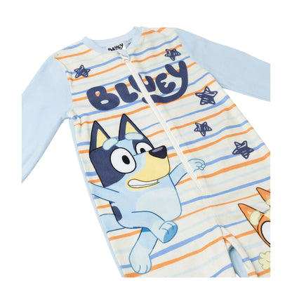 Blue - Side - Bluey Boys Bluey & Bingo All-In-One Nightwear