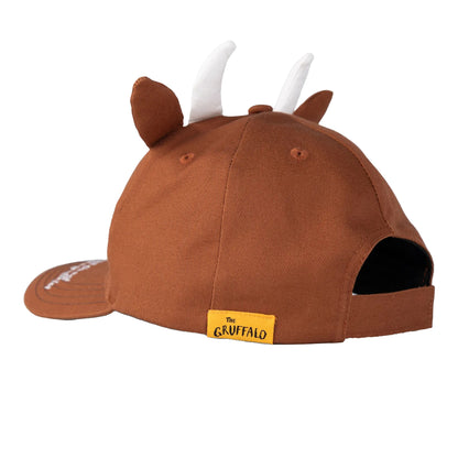 Brown - Back - The Gruffalo Boys Character Reversible Bucket Hat & Cap Set