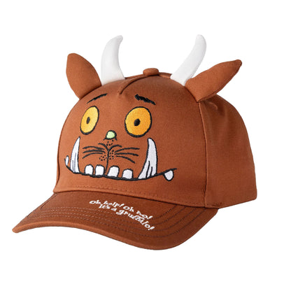 Brown - Side - The Gruffalo Boys Character Reversible Bucket Hat & Cap Set