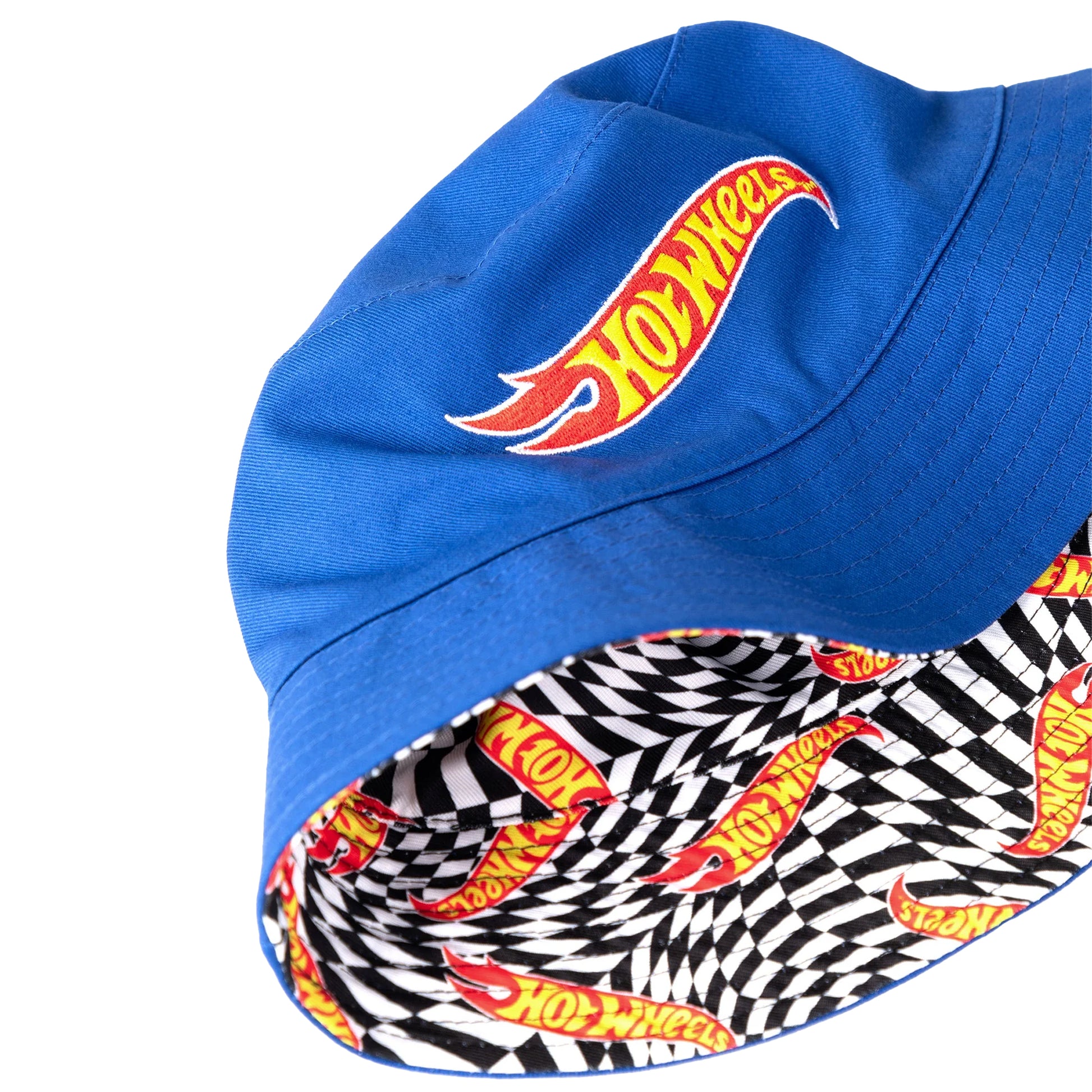 Multicoloured - Side - Hot Wheels Boys Checkerboard Logo Reversible Bucket Hat
