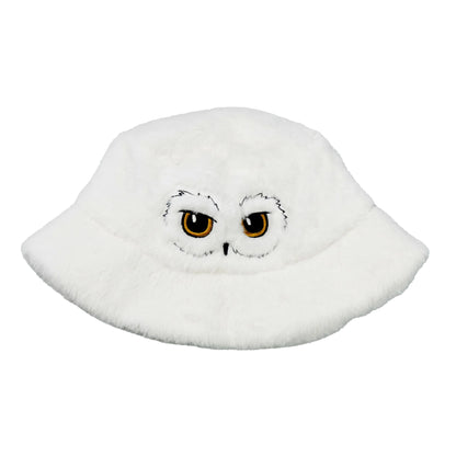White - Side - Harry Potter Unisex Adult Hedwig Reversible Bucket Hat