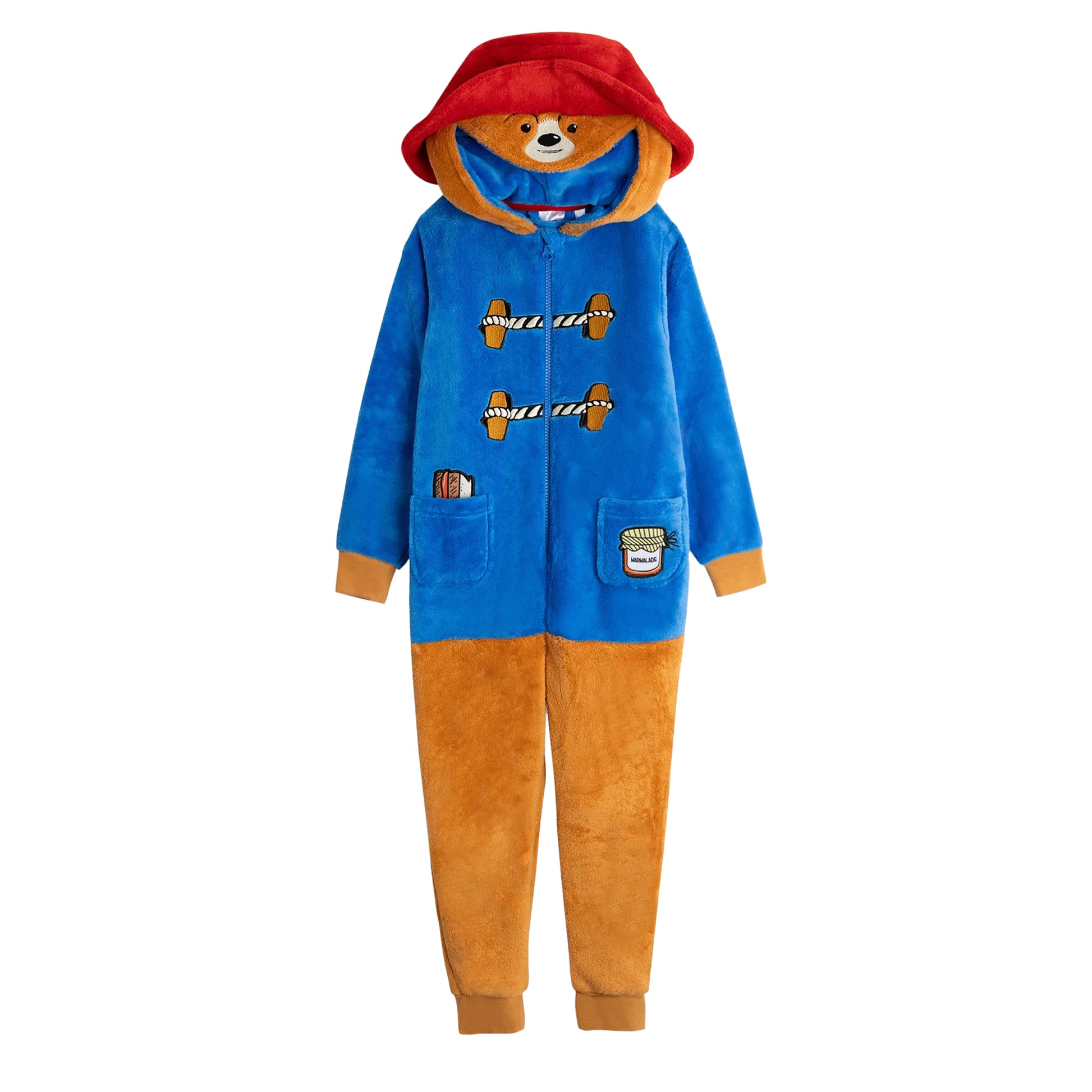 Blue - Front - Paddington Bear Childrens-Kids Character All-In-One Nightwear