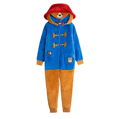Blue - Front - Paddington Bear Childrens-Kids Character All-In-One Nightwear