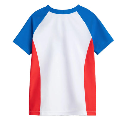 White - Back - England Boys Logo Swim Top